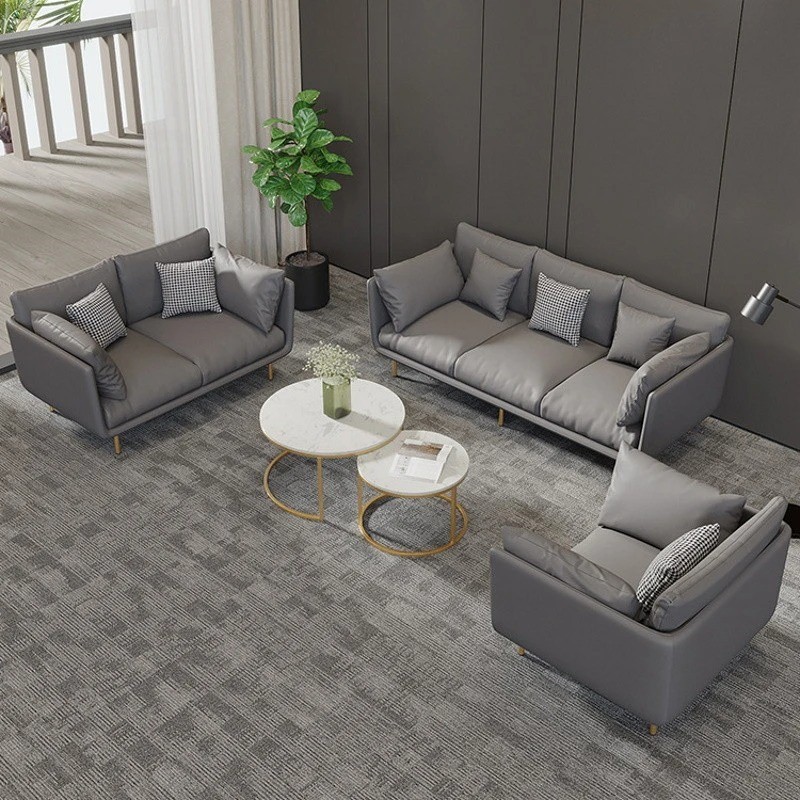 Ghế sofa văng đệm da V54